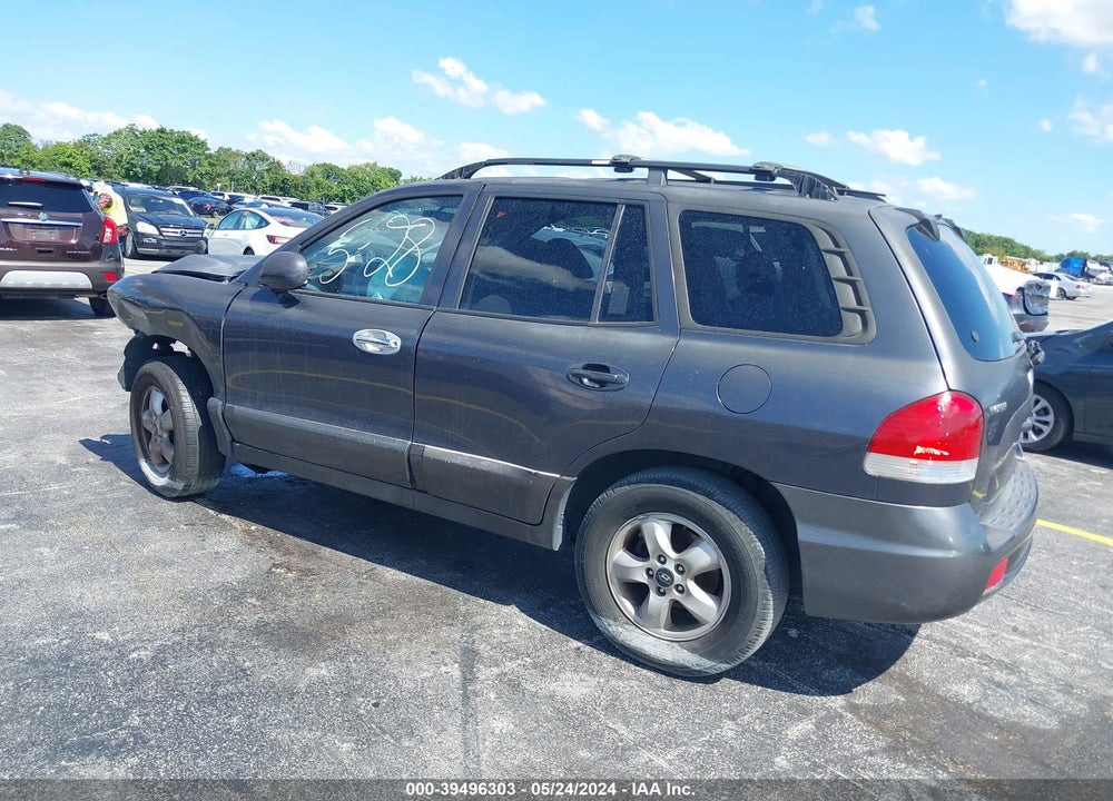 2005 HYUNDAI SANTA FE GLS VIN: KM8SC13D55U873114