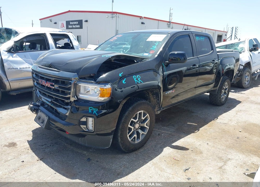 2022 GMC CANYON 4WD SHORT BOX AT4 - LEATHER VIN: 1GTG6FENXN1285103