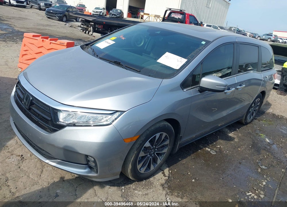 2022 HONDA ODYSSEY EX-L VIN: 5FNRL6H73NB060138