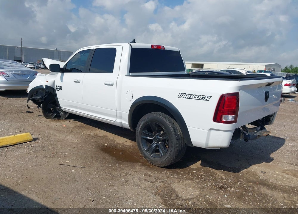 2022 RAM 1500 CLASSIC WARLOCK 4X2 5'7 BOX VIN: 1C6RR6LG8NS221891