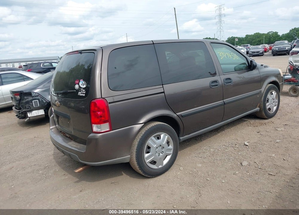 2008 CHEVROLET UPLANDER LS VIN: 1GNDU23W08D187995
