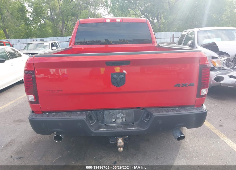 2021 RAM 1500 CLASSIC WARLOCK QUAD CAB 4X4 6'4 BOX VIN: 1C6RR7GT1MS583850