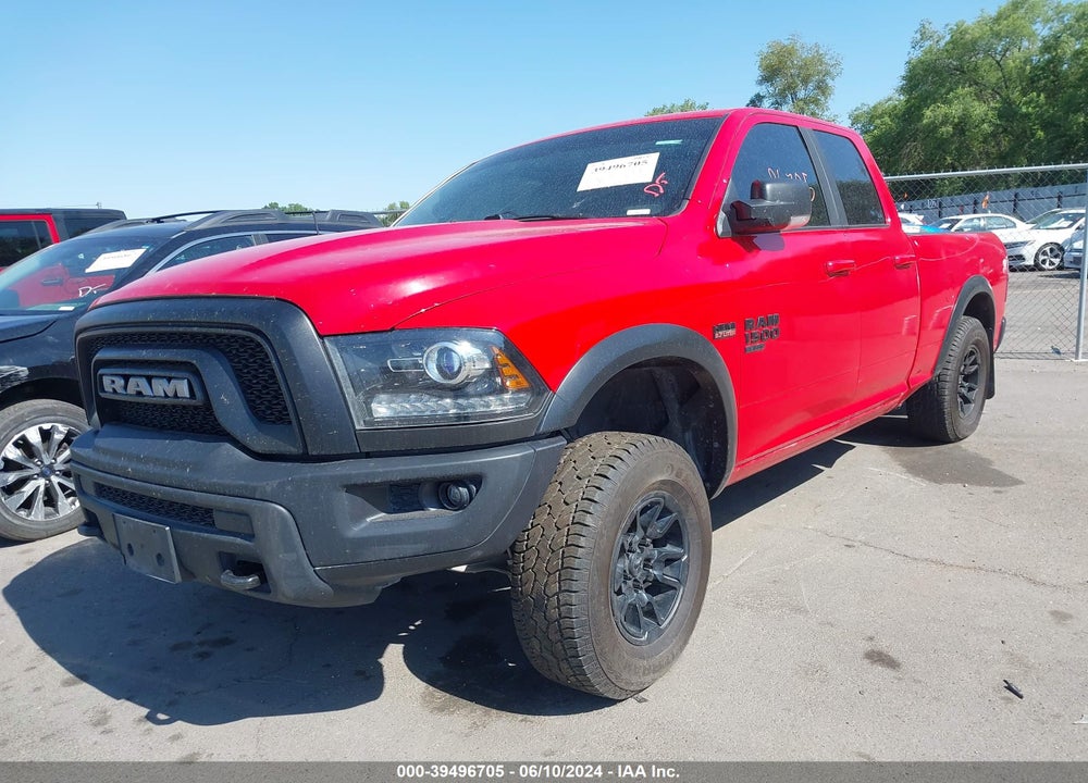 2021 RAM 1500 CLASSIC WARLOCK QUAD CAB 4X4 6'4 BOX VIN: 1C6RR7GT1MS583850