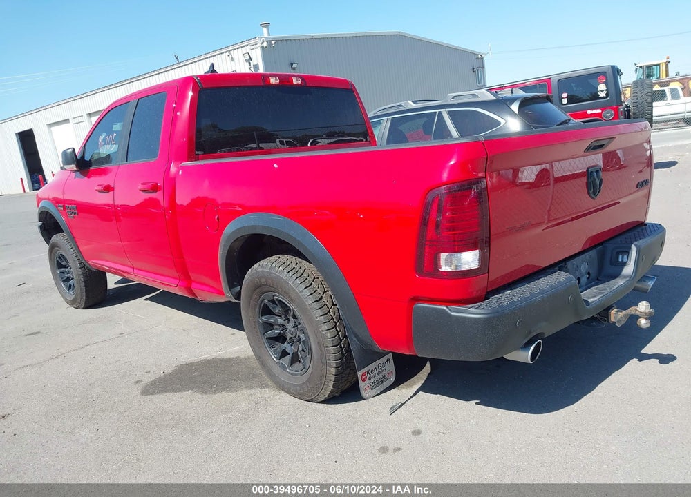 2021 RAM 1500 CLASSIC WARLOCK QUAD CAB 4X4 6'4 BOX VIN: 1C6RR7GT1MS583850