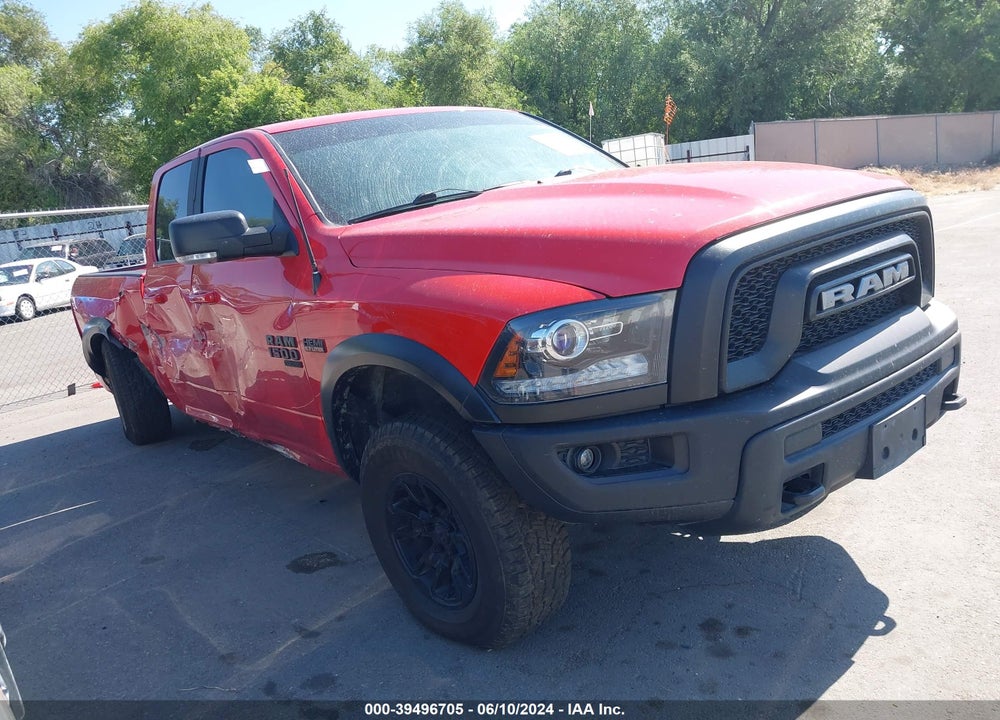 2021 RAM 1500 CLASSIC WARLOCK QUAD CAB 4X4 6'4 BOX VIN: 1C6RR7GT1MS583850