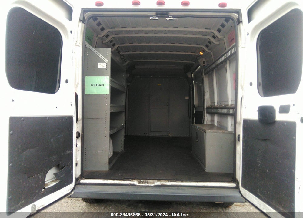 2017 RAM PROMASTER 2500 HIGH ROOF 159 WB VIN: 3C6TRVDG4HE512765