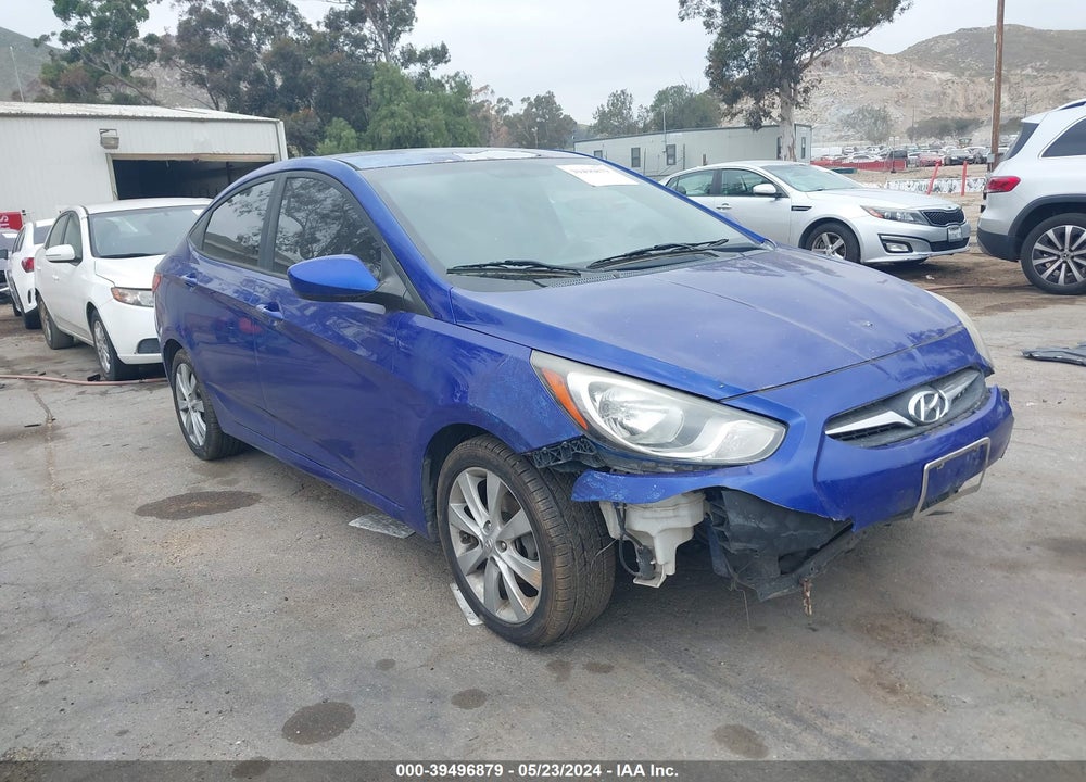 2012 HYUNDAI ACCENT GLS VIN: KMHCU4AE4CU072346