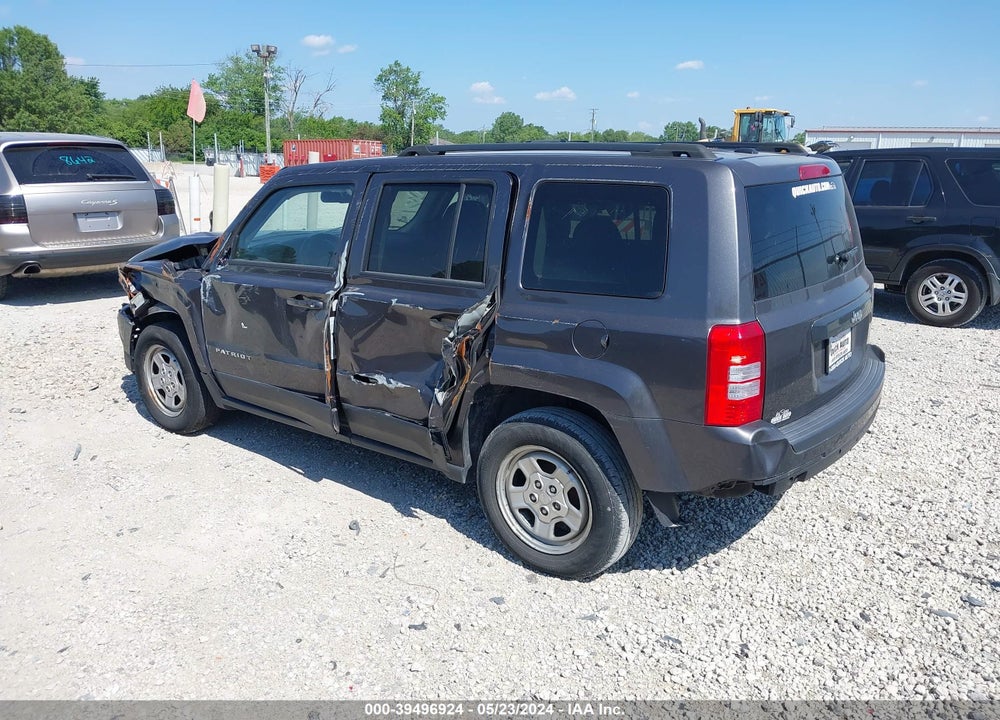 2016 JEEP PATRIOT SPORT VIN: 1C4NJPBA9GD633861