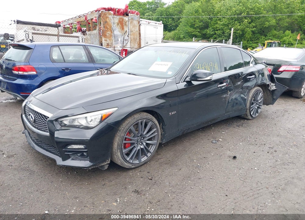 2017 INFINITI Q50 3.0T RED SPORT 400 VIN: JN1FV7AR6HM870408