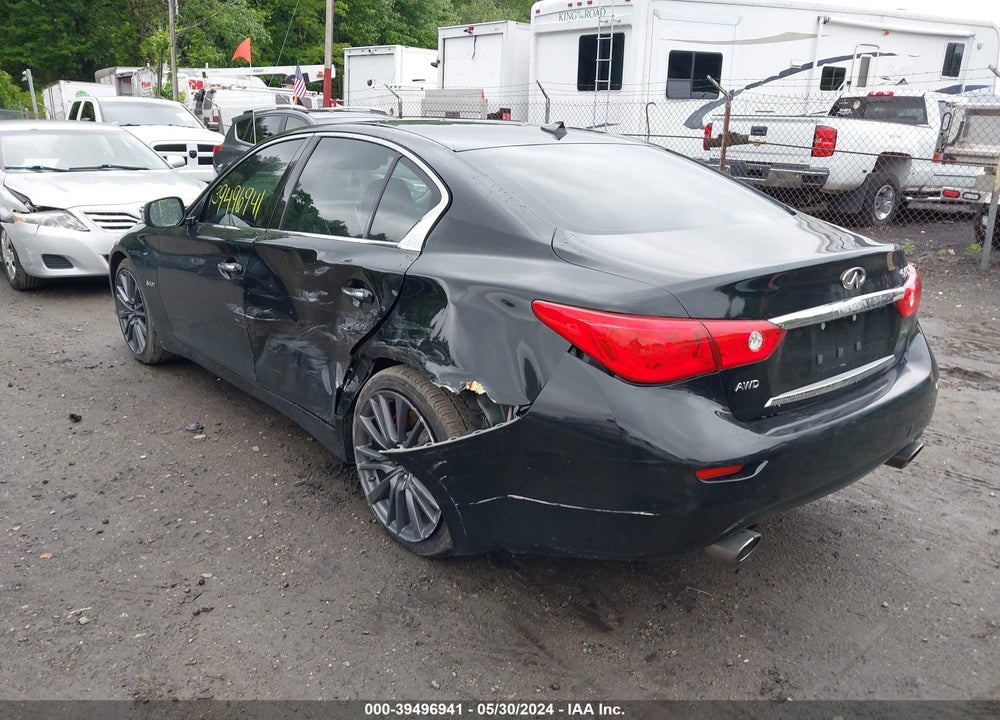 2017 INFINITI Q50 3.0T RED SPORT 400 VIN: JN1FV7AR6HM870408