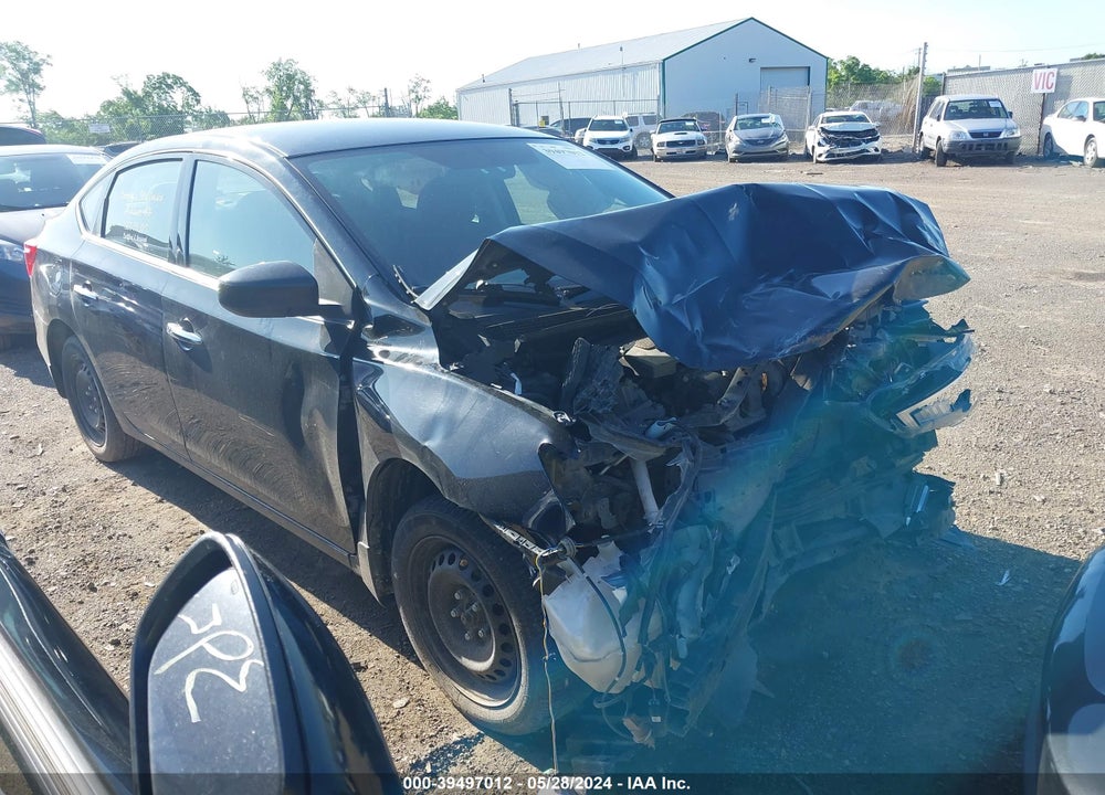 2016 NISSAN SENTRA SV VIN: 3N1AB7AP1GY273289