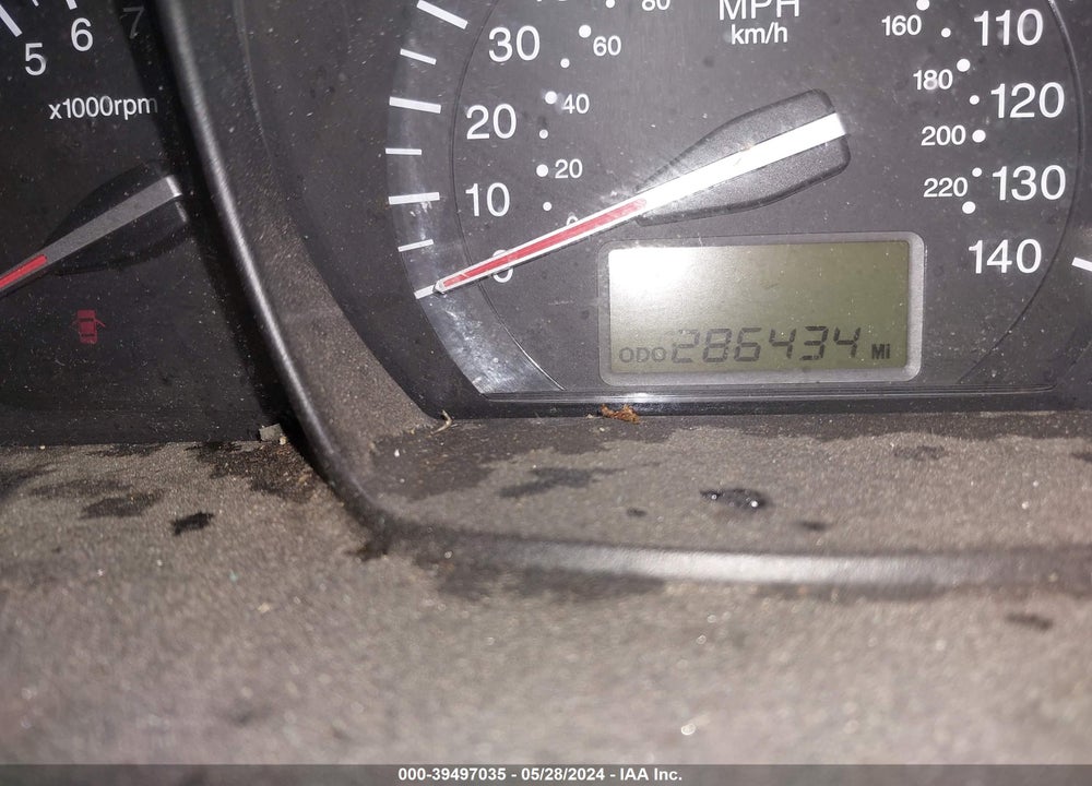 2009 KIA SPECTRA EX VIN: KNAFE221195591286
