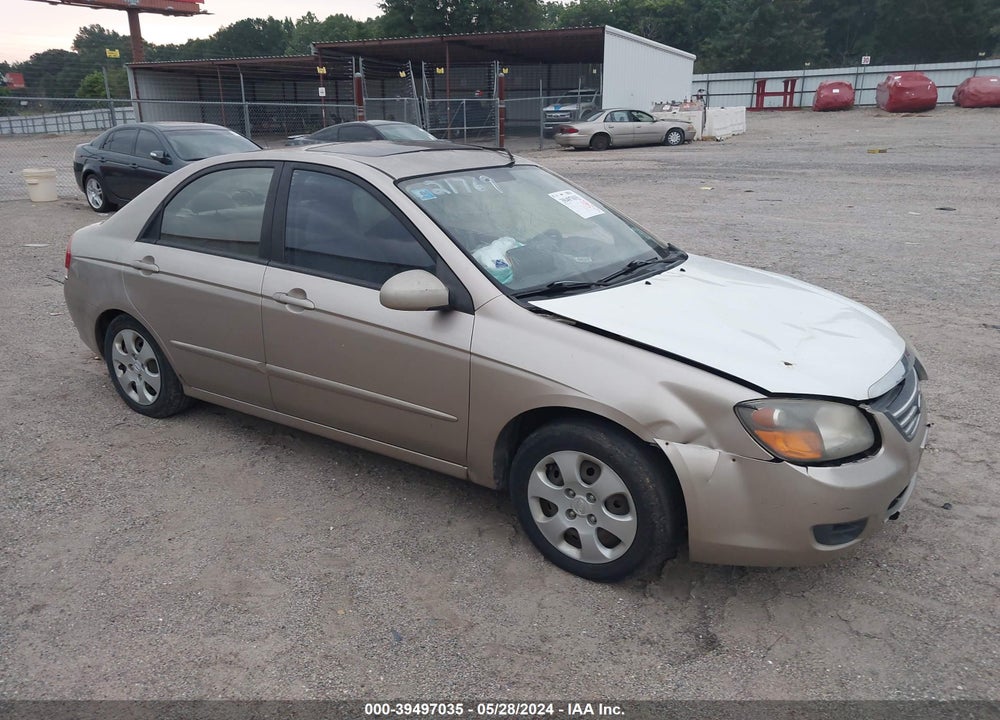 2009 KIA SPECTRA EX VIN: KNAFE221195591286
