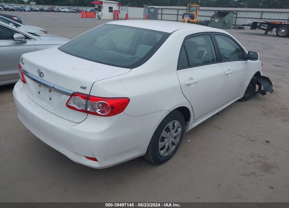 2011 TOYOTA COROLLA LE VIN: JTDBU4EE0B9140279