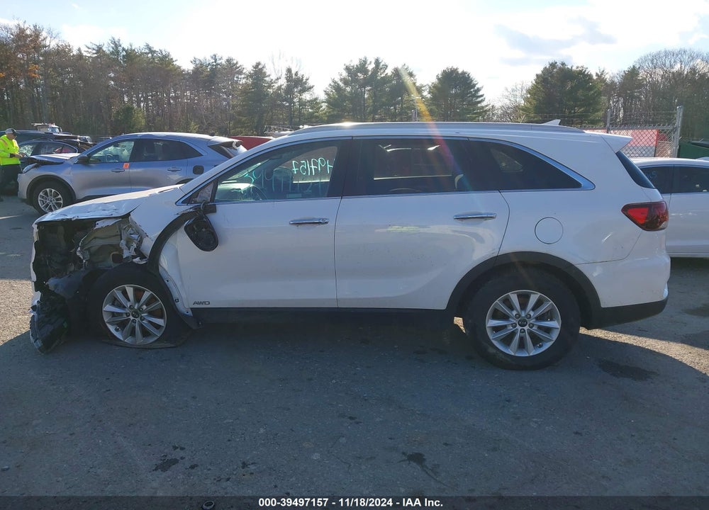 2019 KIA SORENTO 3.3L LX VIN: 5XYPGDA54KG539603