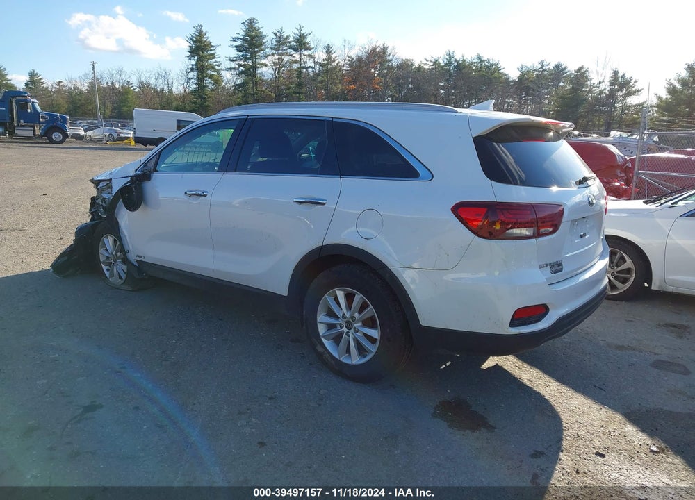2019 KIA SORENTO 3.3L LX VIN: 5XYPGDA54KG539603