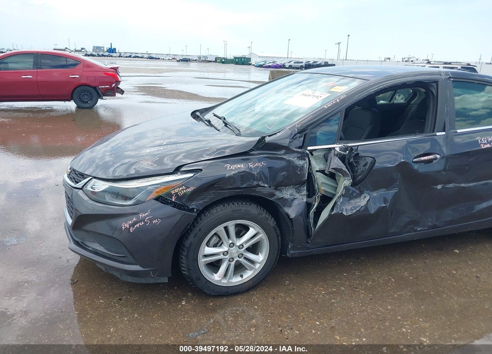 2017 CHEVROLET CRUZE LT AUTO VIN: 1G1BE5SM4H7167562