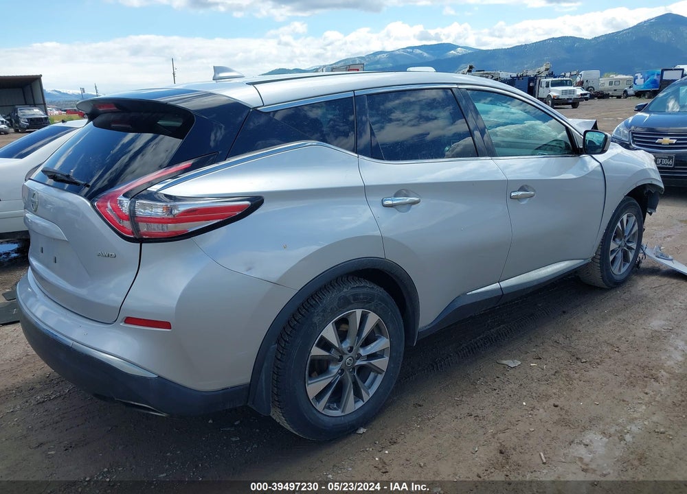 2016 NISSAN MURANO S VIN: 5N1AZ2MH2GN146463