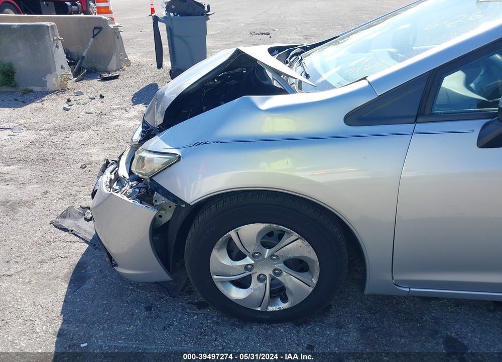 2014 HONDA CIVIC LX VIN: 19XFB2F51EE067160