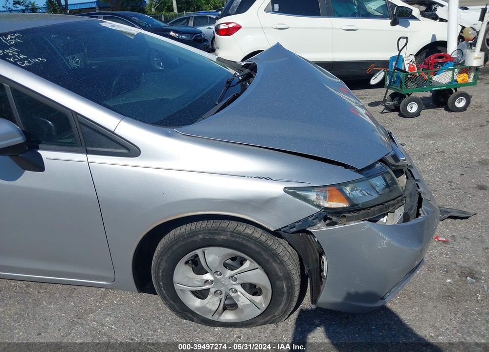 2014 HONDA CIVIC LX VIN: 19XFB2F51EE067160