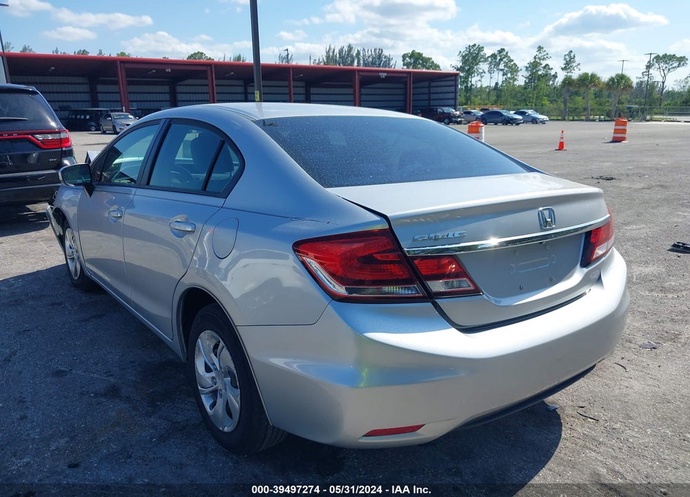 2014 HONDA CIVIC LX VIN: 19XFB2F51EE067160