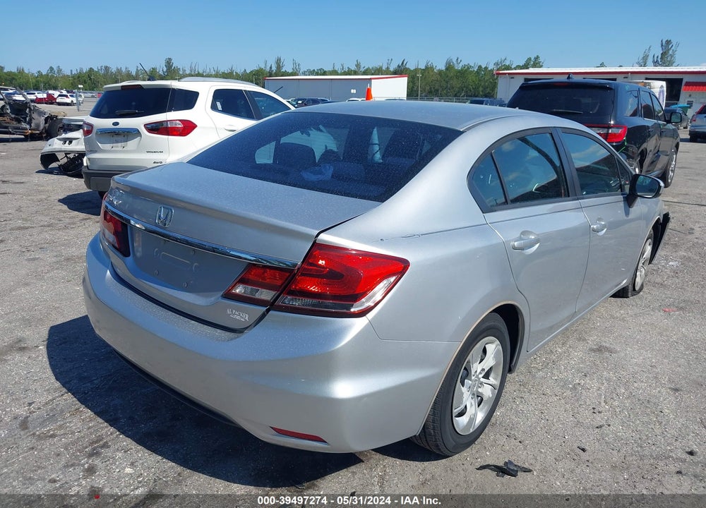 2014 HONDA CIVIC LX VIN: 19XFB2F51EE067160