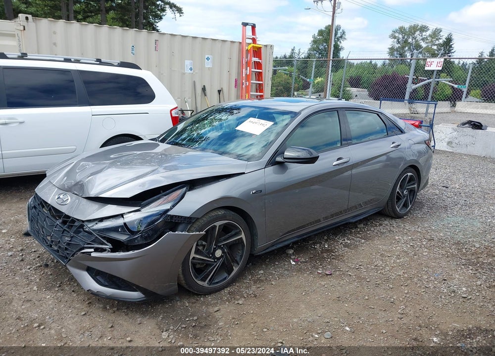 2022 HYUNDAI ELANTRA N LINE VIN: KMHLR4AF3NU218653