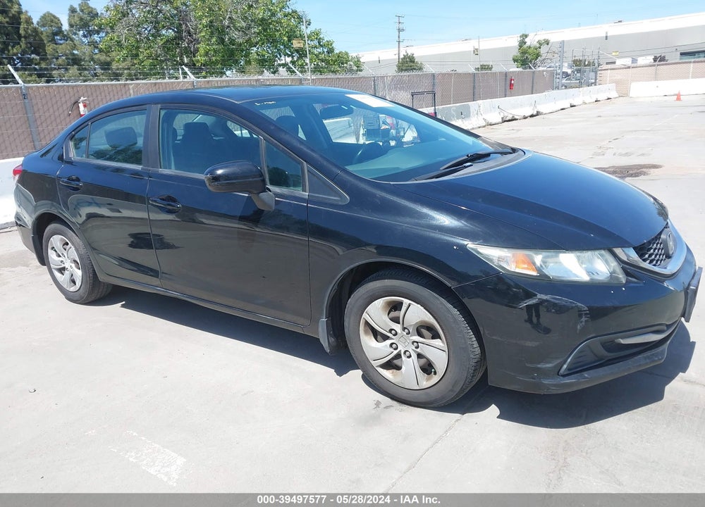 2014 HONDA CIVIC LX VIN: 19XFB2F53EE254805