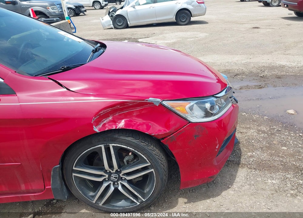 2017 HONDA ACCORD SPORT SE VIN: 1HGCR2F11HA048645