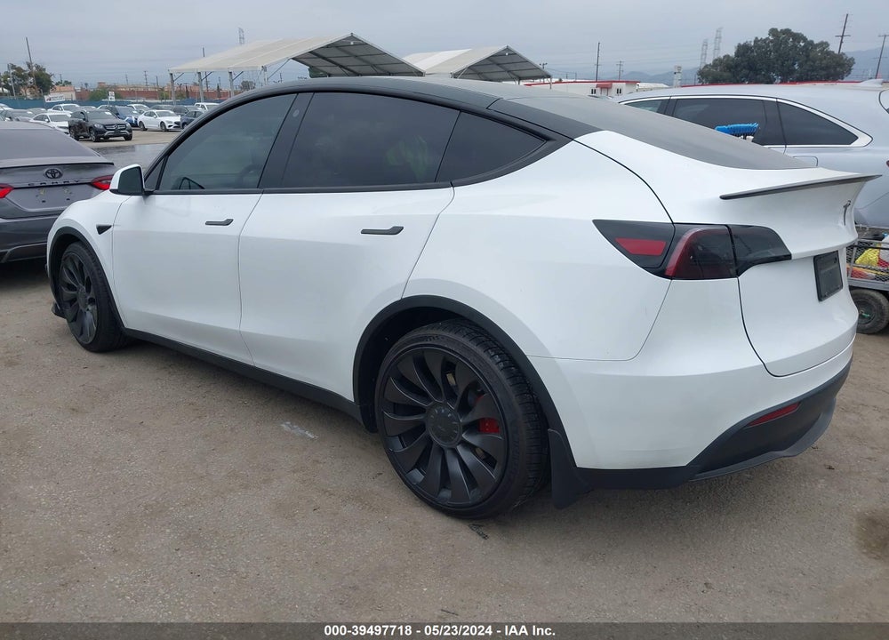 2023 TESLA MODEL Y AWD/PERFORMANCE DUAL MOTOR ALL-WHEEL DRIVE VIN: 7SAYGDEF9PF706756