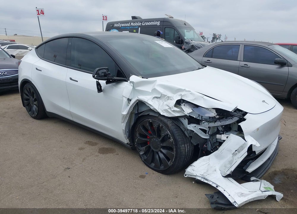 2023 TESLA MODEL Y AWD/PERFORMANCE DUAL MOTOR ALL-WHEEL DRIVE VIN: 7SAYGDEF9PF706756
