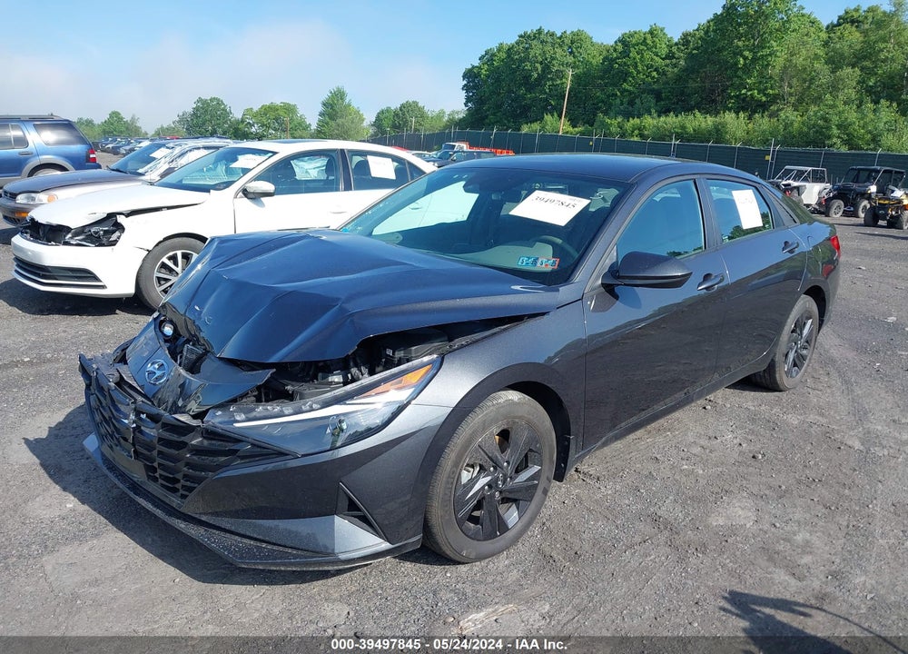2022 HYUNDAI ELANTRA SEL VIN: 5NPLS4AGXNH058363