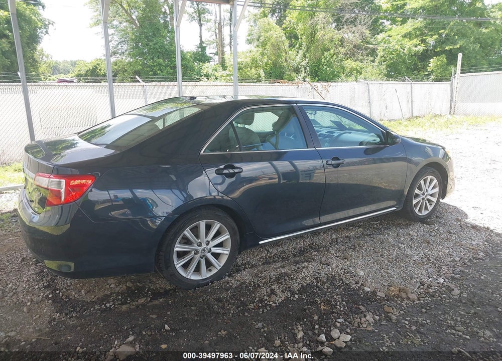 2012 TOYOTA CAMRY XLE VIN: 4T4BF1FK9CR253662