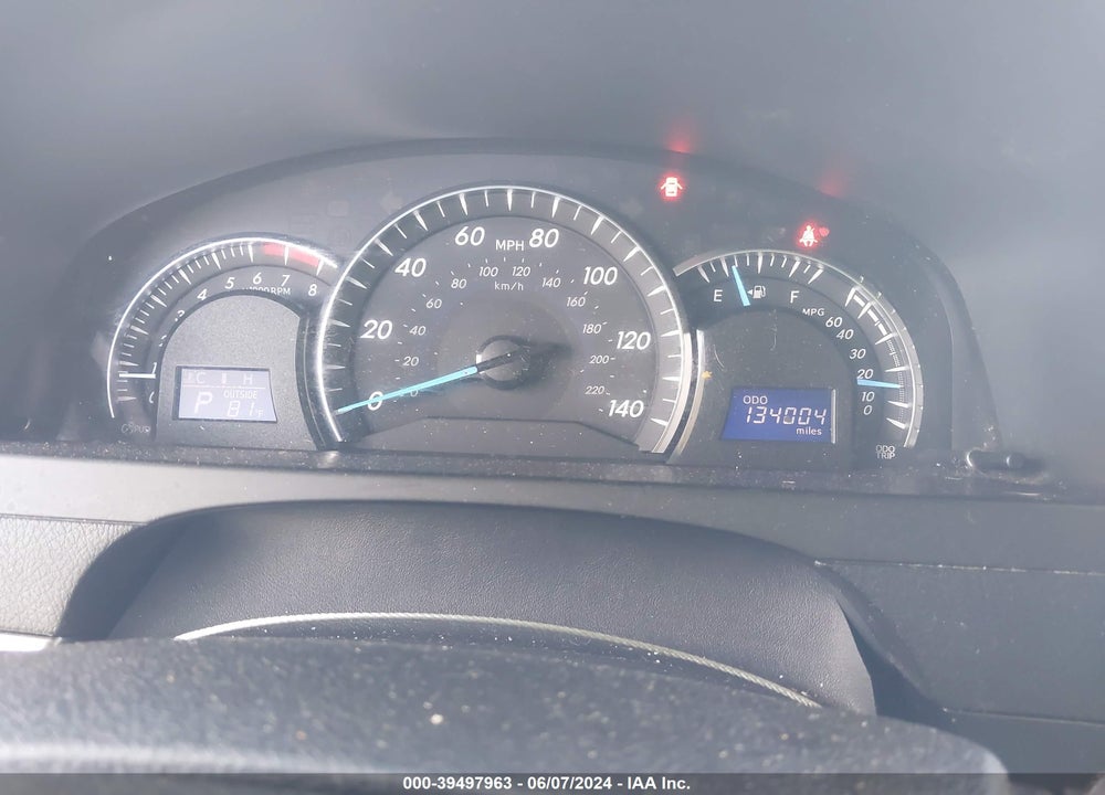 2012 TOYOTA CAMRY XLE VIN: 4T4BF1FK9CR253662
