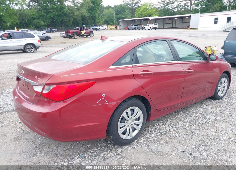 2012 HYUNDAI SONATA GLS VIN: 5NPEB4AC6CH386480