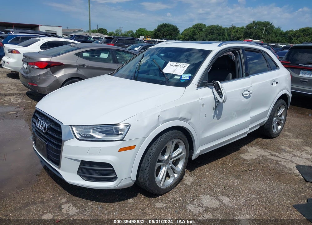 2017 AUDI Q3 2.0T PREMIUM VIN: WA1HCCFS1HR010509