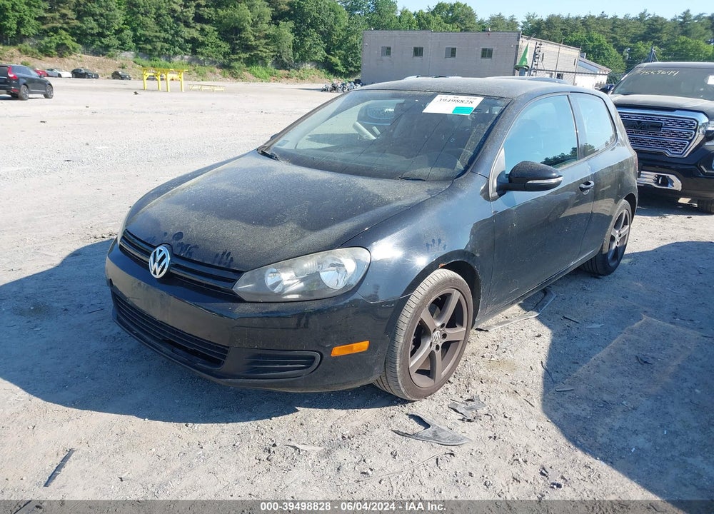2010 VOLKSWAGEN GOLF 2-DOOR VIN: WVWBA7AJXAW216507