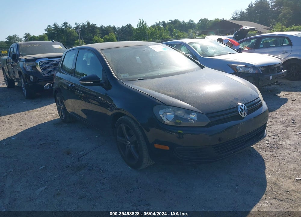 2010 VOLKSWAGEN GOLF 2-DOOR VIN: WVWBA7AJXAW216507