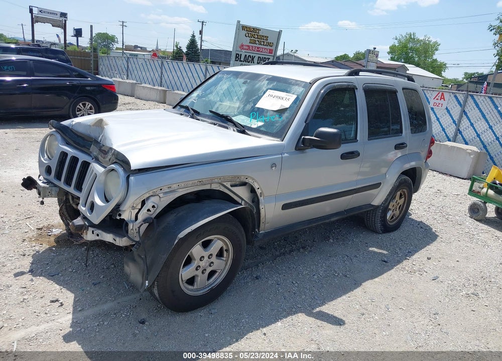 2007 JEEP LIBERTY SPORT VIN: 1J4GL48K07W662603