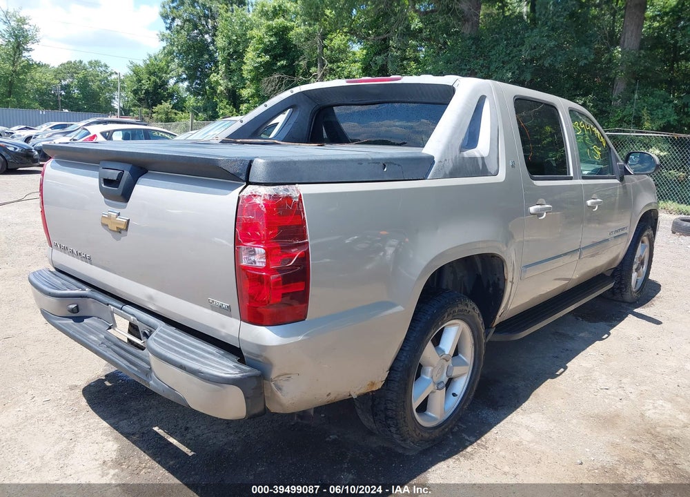 2008 CHEVROLET AVALANCHE 1500 LT VIN: 3GNFK12368G210957