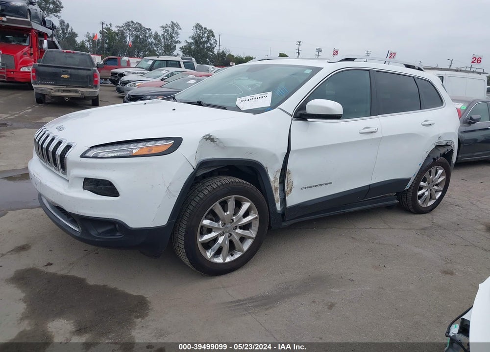 2017 JEEP CHEROKEE LIMITED FWD VIN: 1C4PJLDBXHW572601