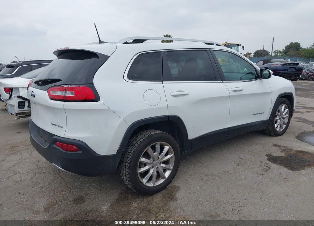 2017 JEEP CHEROKEE LIMITED FWD VIN: 1C4PJLDBXHW572601