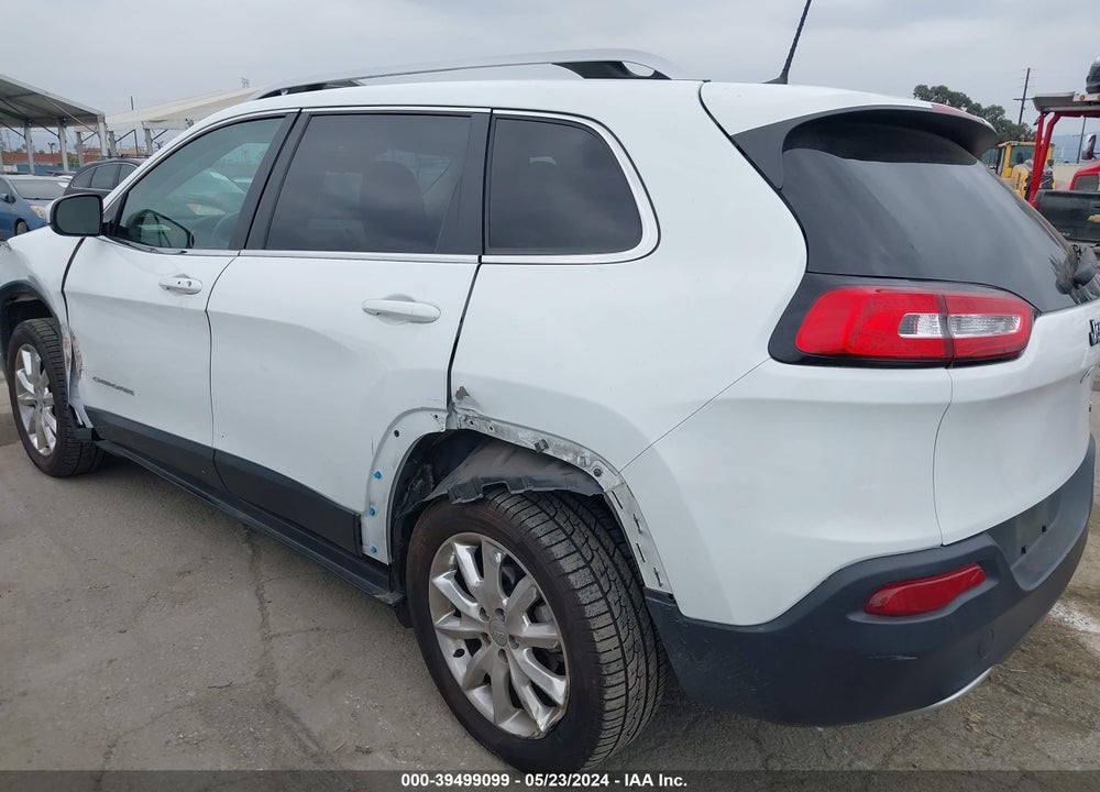 2017 JEEP CHEROKEE LIMITED FWD VIN: 1C4PJLDBXHW572601