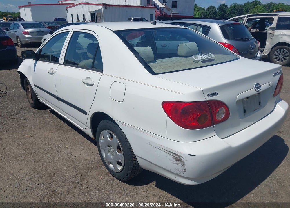 2003 TOYOTA COROLLA CE VIN: JTDBR32E830026231