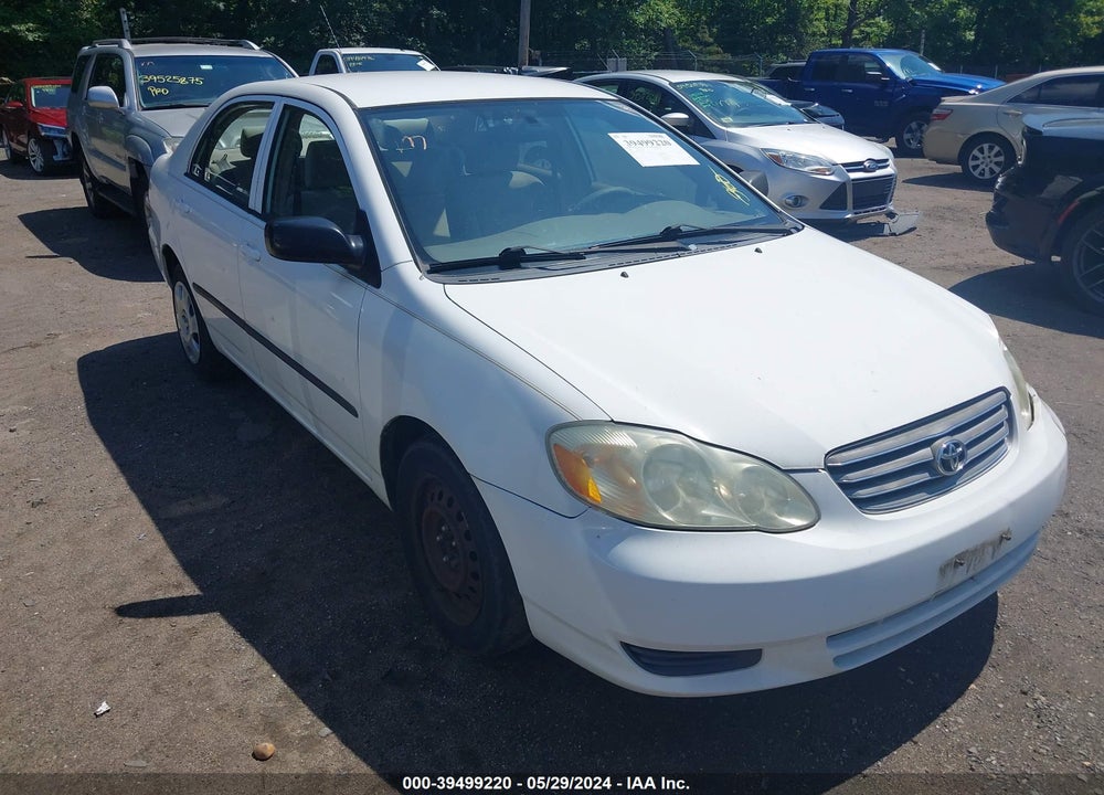 2003 TOYOTA COROLLA CE VIN: JTDBR32E830026231