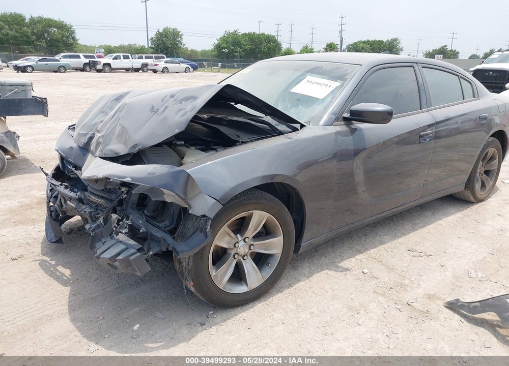 2016 DODGE CHARGER SXT VIN: 2C3CDXHG2GH271986