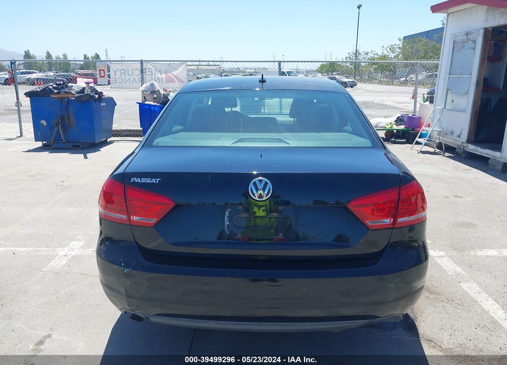 2012 VOLKSWAGEN PASSAT 2.5L S VIN: 1VWAP7A31CC085044