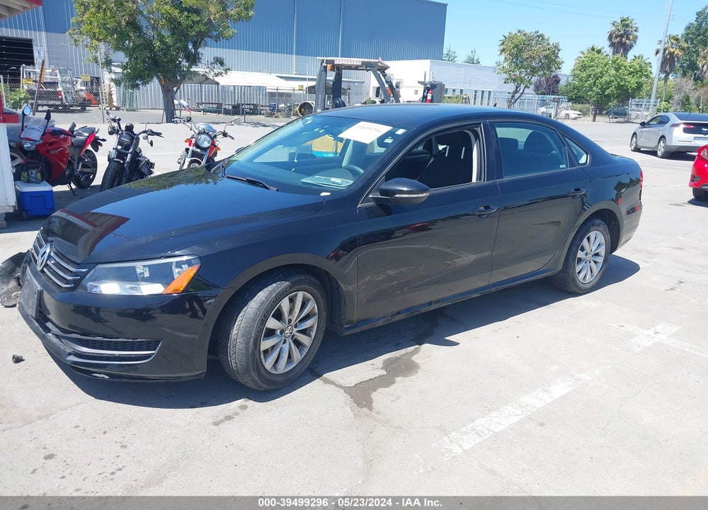 2012 VOLKSWAGEN PASSAT 2.5L S VIN: 1VWAP7A31CC085044