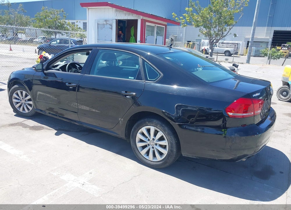2012 VOLKSWAGEN PASSAT 2.5L S VIN: 1VWAP7A31CC085044