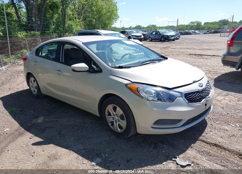 2015 KIA FORTE VIN: KNAFK4A6XF5420193